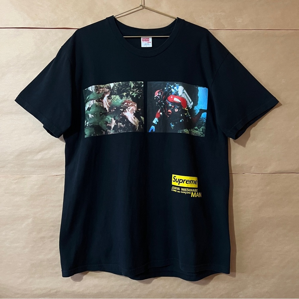 Supreme x Junya Watanabe Comme Des Garcons Man Nature Tee Graphic T-Shirt Size L